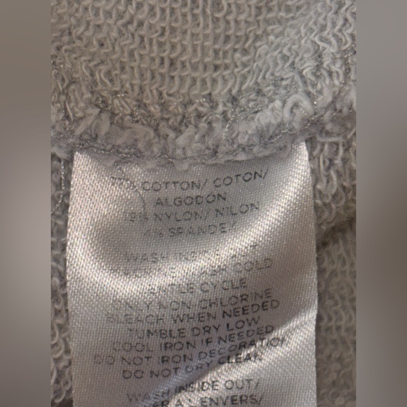 LOFT Ann Taylor Grey Sweater Top Sweatshirt‎ Jewel Pearl Sparkle Crew Neck Large - Picture 10 of 12